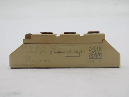 Set of 3 Semikron SKKH106/16E Thyristor Module 106A 1.6KV A 47