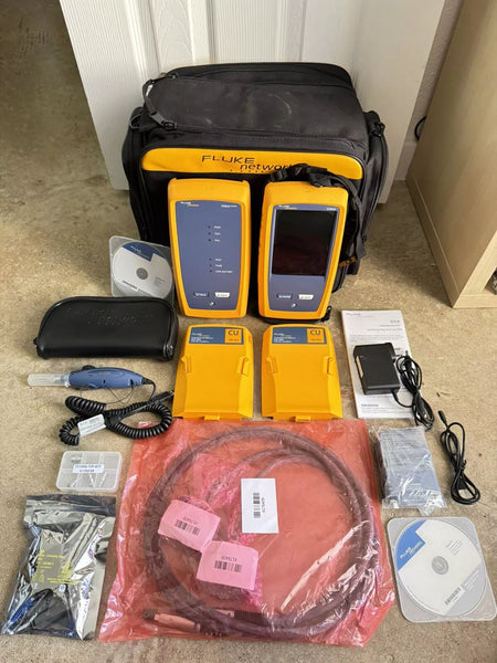 Fluke Networks DSX-5000 Versiv Cat6 Cable Certifier Tester Kit & FI-1000-Kit