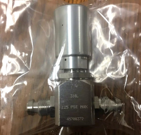 Parker Veriflo 930 Series 45700372 316L 1/4 Face Seal 2-Ports Style Diaphrag