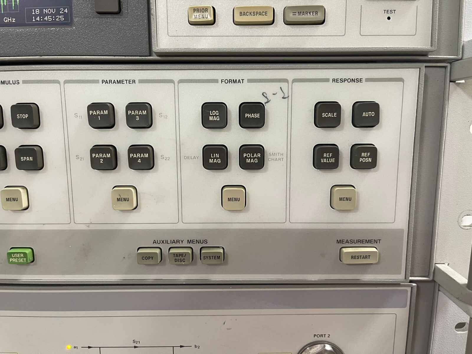 HP Agilent 8530A Microwave Receiver Section _3409A00405