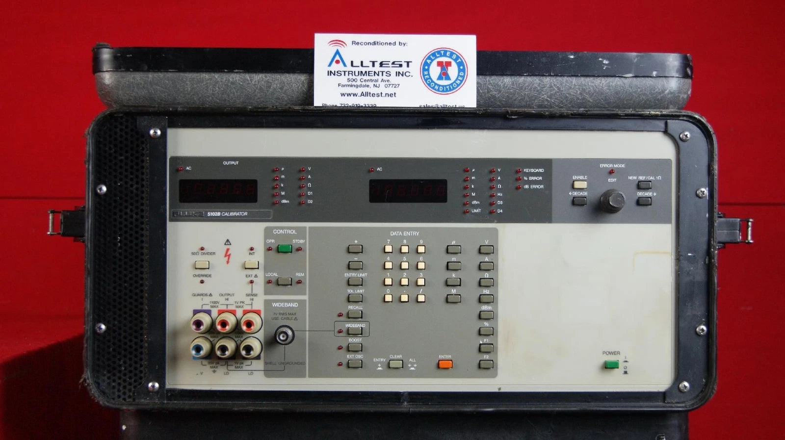 Fluke 5102B Ruggedized Meter Calibrator in a Protective Case