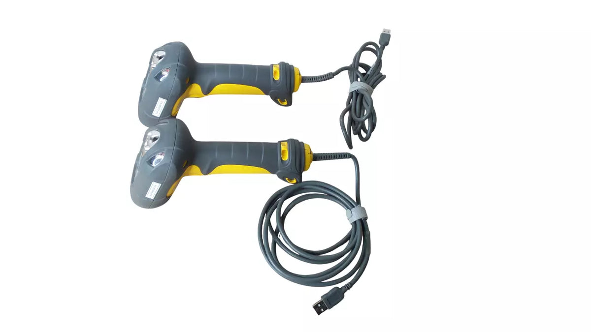 LOT OF 2 Symbol DS3508-SR20005R Handheld Barcode Scanner Bundle