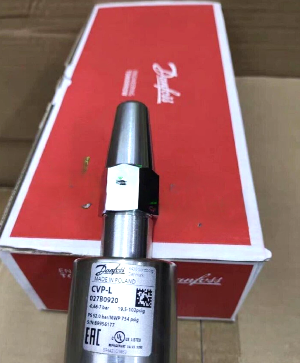 Danfoss 027B0920 CVP-L Constant Pressure Pilot Valve