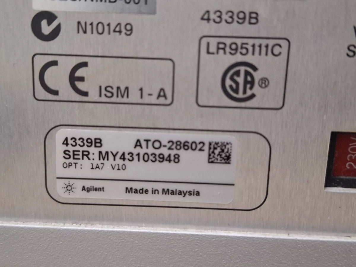 Agilent 4339B High Resistance Meter (3948)