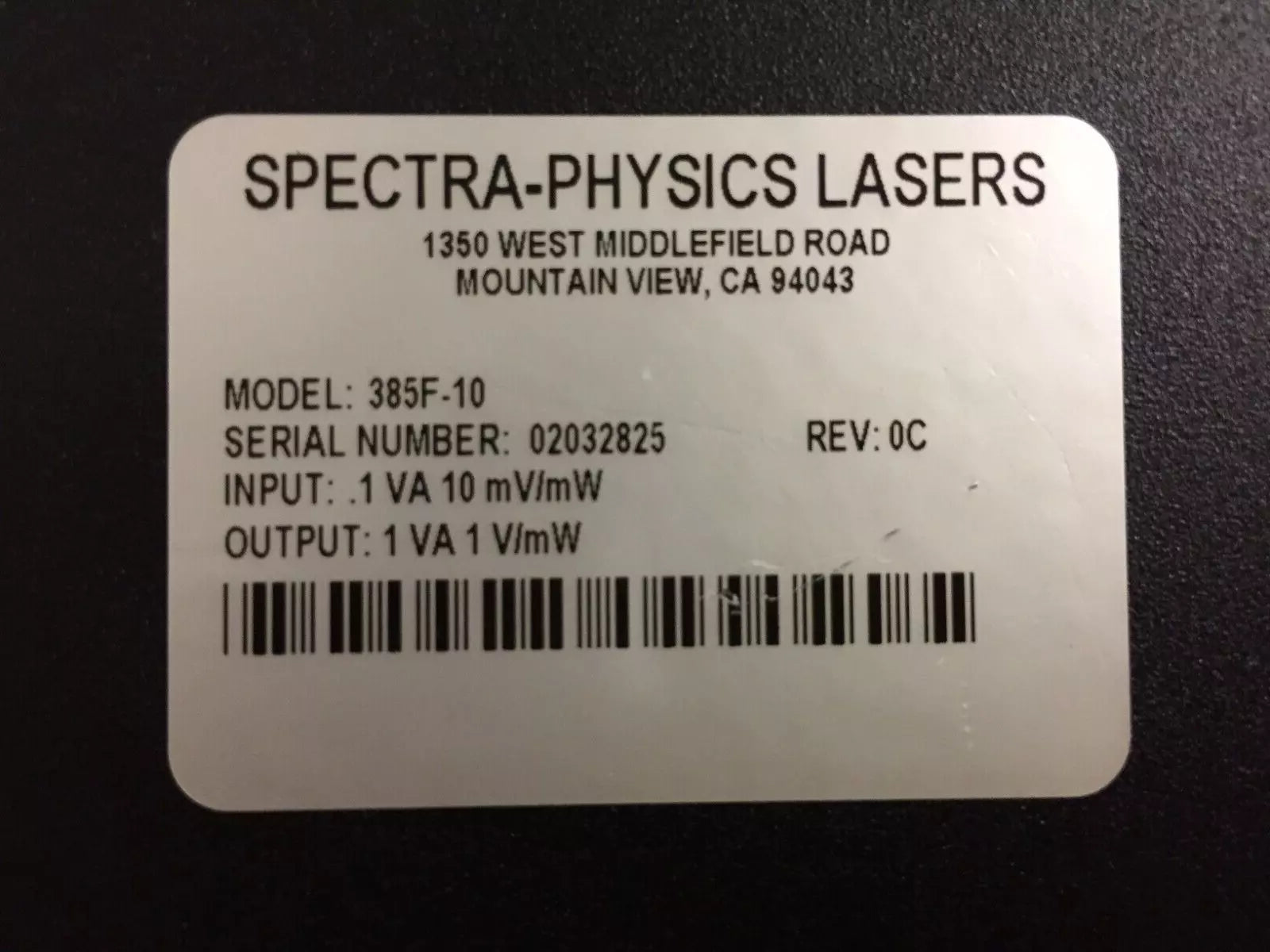 Spectra Physics 385F-10 Laser Remote Controller with Cable