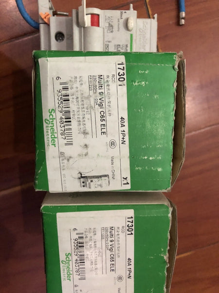 Multi 9 Vigi C63 Ele 40A 1P+N 17301 Circuit Breaker