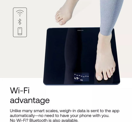 Withings Body Wi-Fi Smart Scale with BMI App Sync Multi-User Pregnancy & Baby Mode