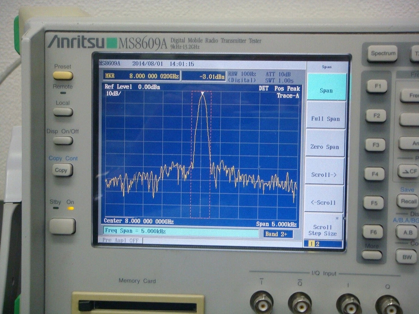 ANRITSU MS8609A /04/05/08/31 13GHz Spectrum Analyzer