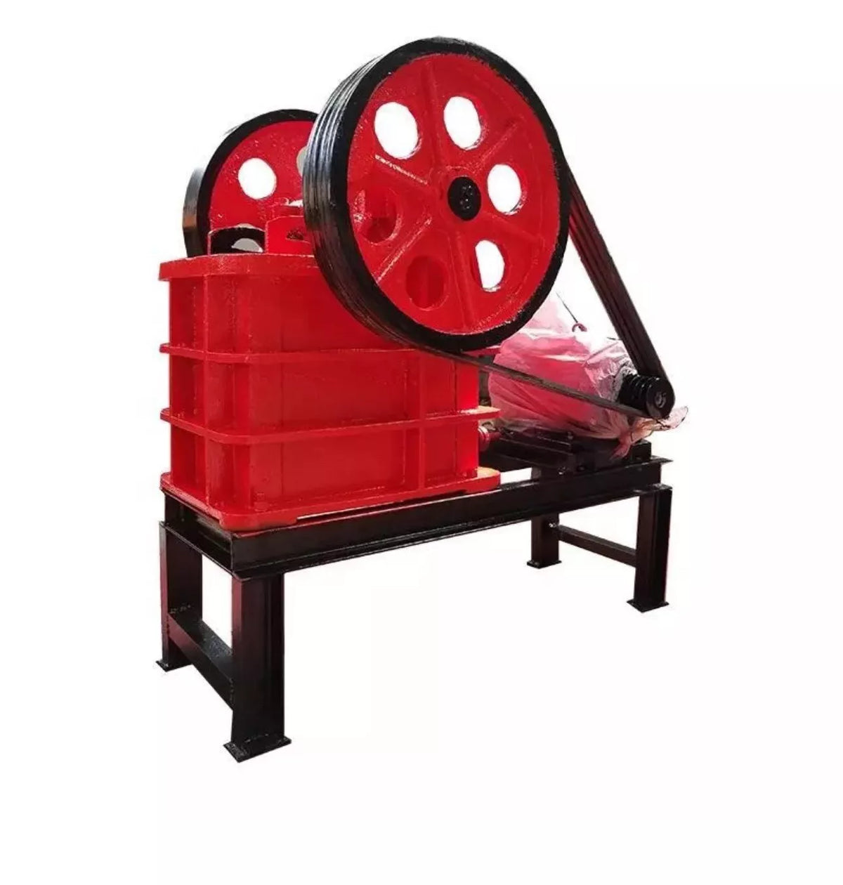 Mini Stone Crushing Mobile Jaw Crusher Machine with Base Frame