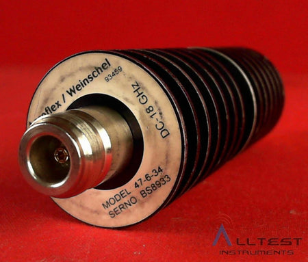 Weinschel 47-6-34 RF/Microwave Fixed Attenuator DC-18GHz