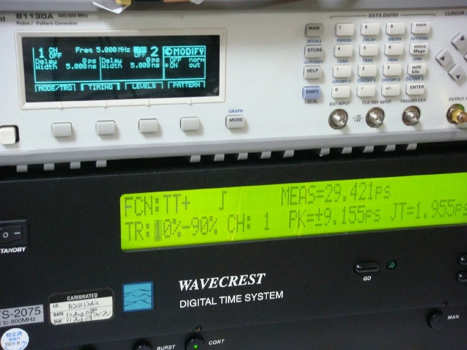 WAVECREST DTS-2075 acc10ps res1fs 800MHz Digital Time System