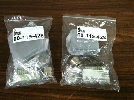 Kuka Robotics Female Connector Kit 00-119-428, HAN 16A-GS-M25 & HAN 25D-STI-C
