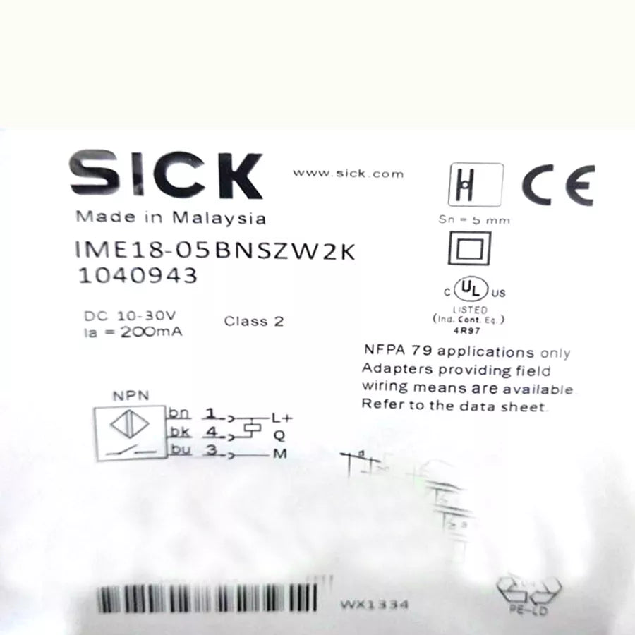 SICK IME18-05BNSZW2K Proximity Switch for Industrial Use