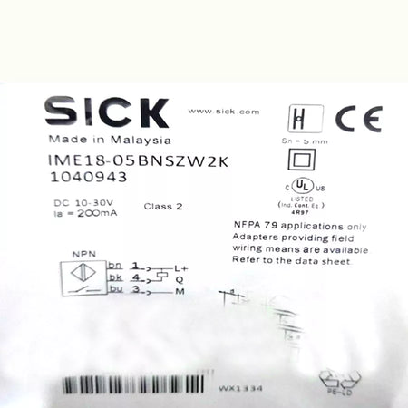 SICK IME18-05BNSZW2K Proximity Switch for Industrial Use