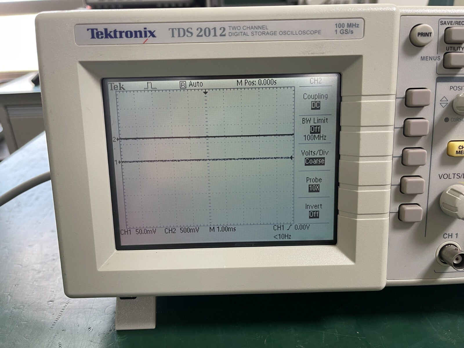 Tektronix TDS2012 Two channel Digital Storage Oscilloscope 100MHz , 1GS/S _50305 - XG eqpt