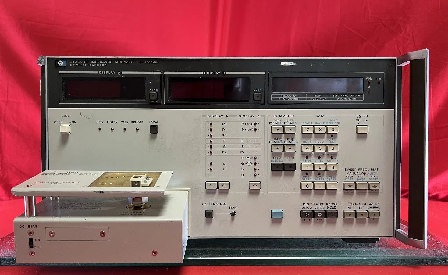 Agilent/Keysight 4191A Opt. 2 RF Impedance Analyzer 1 to 1000 MHz SN 1930J01167