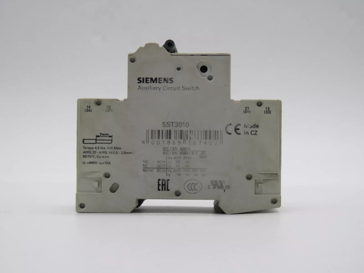 Siemens 5SL42067RC Circuit Breakers Minuature 6 AMP 2 POLE 415V