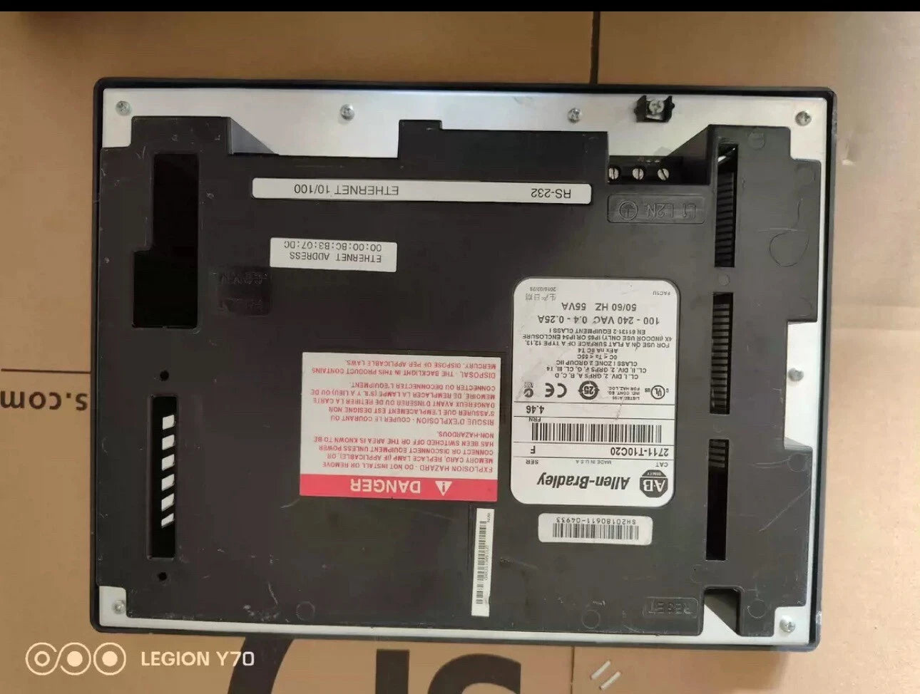 2711-T10C20 Color Touchscreen HMI Display