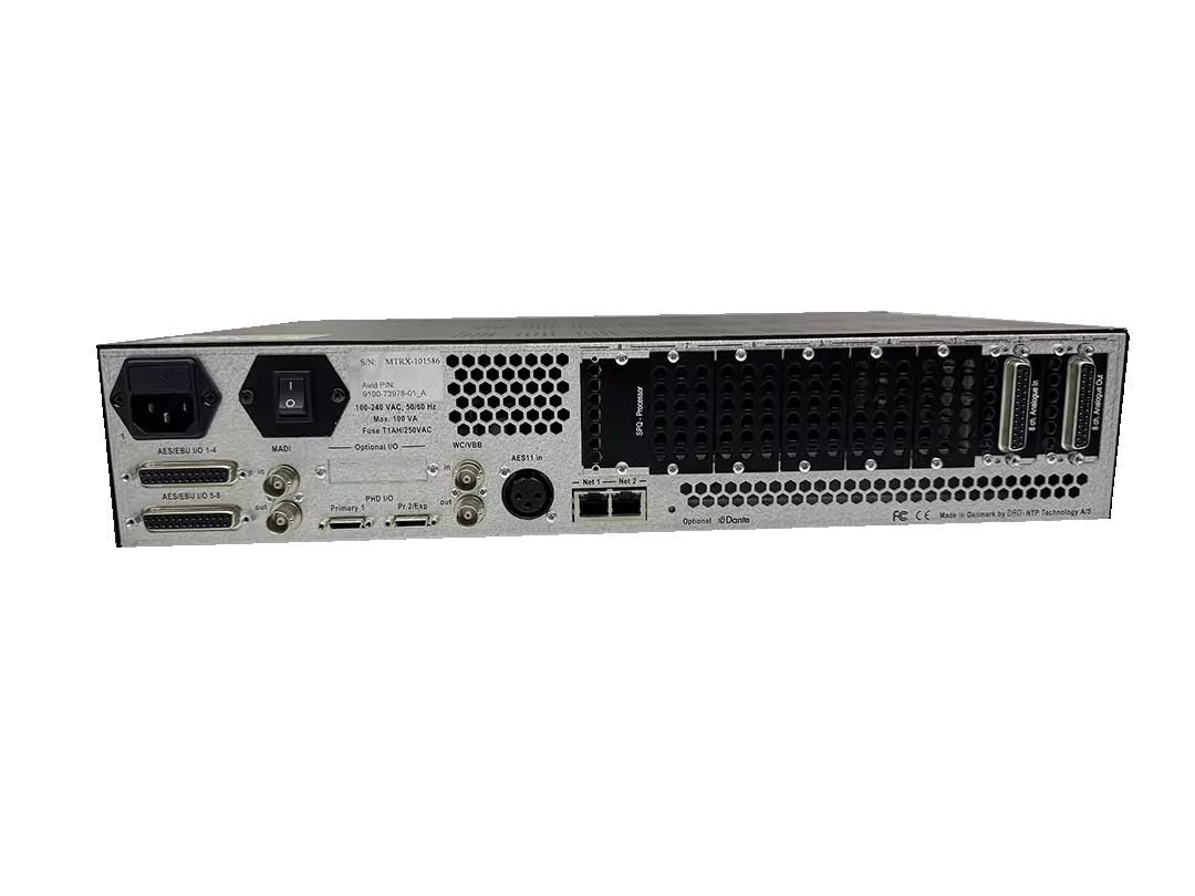 Avid MTRX Base Unit with 8 Channel Analog In/Out Cards MTRX-101586