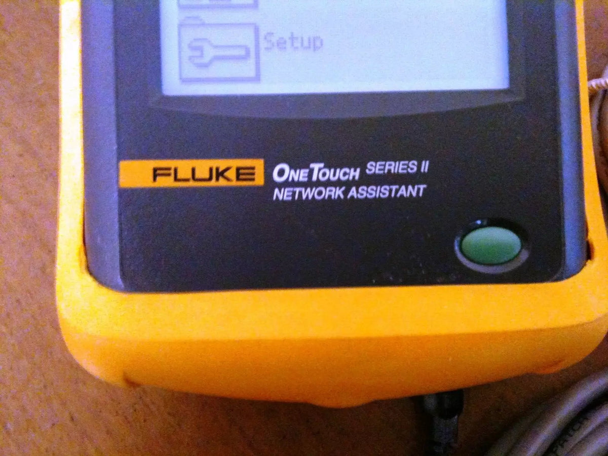 Fluke OneTouch Series II 10/100 Network Assistant with Battery & Power Adapter