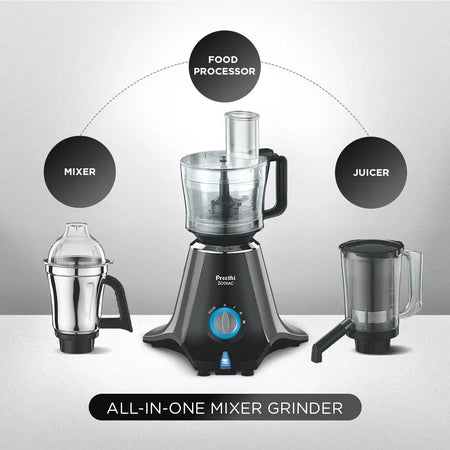 Preethi Zodiac MG-218 750W Mixer Grinder with 5 Jars