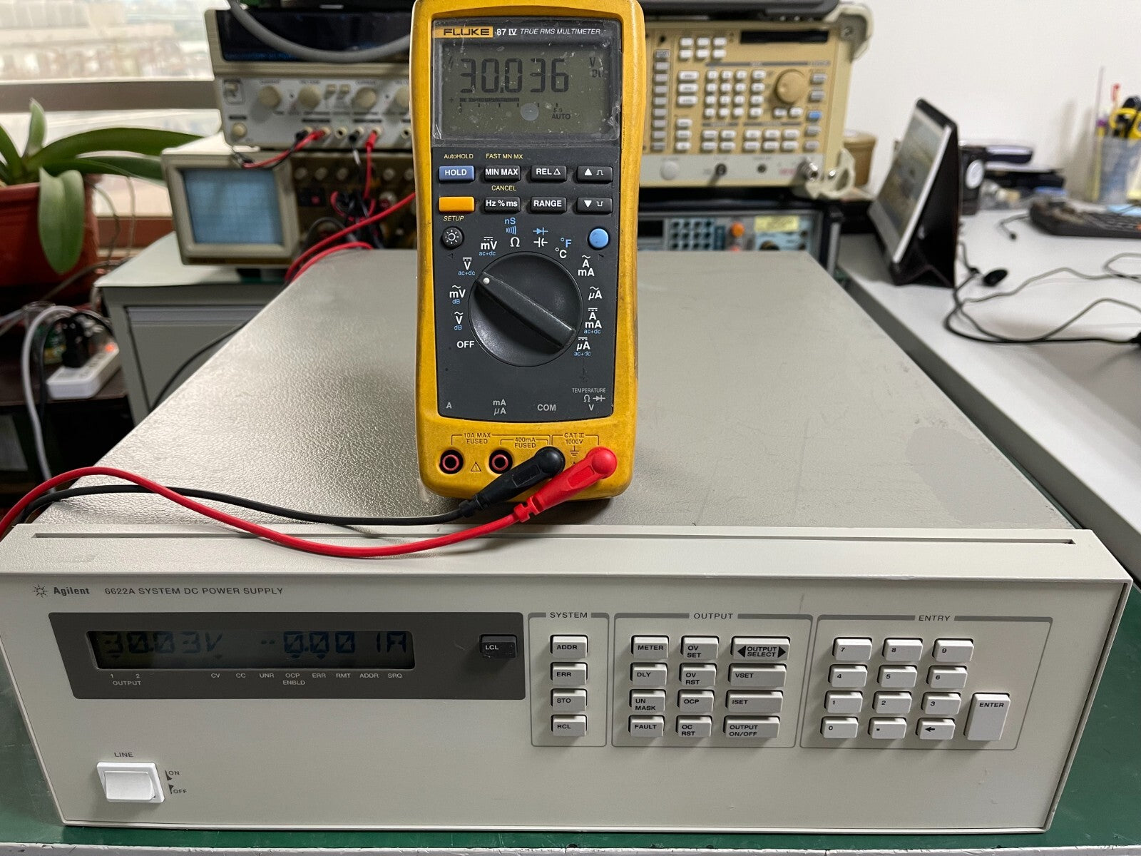 HP Agilent 6622A System DC Power Supply 2 outputs , 50V/4A _0537 - XG eqpt