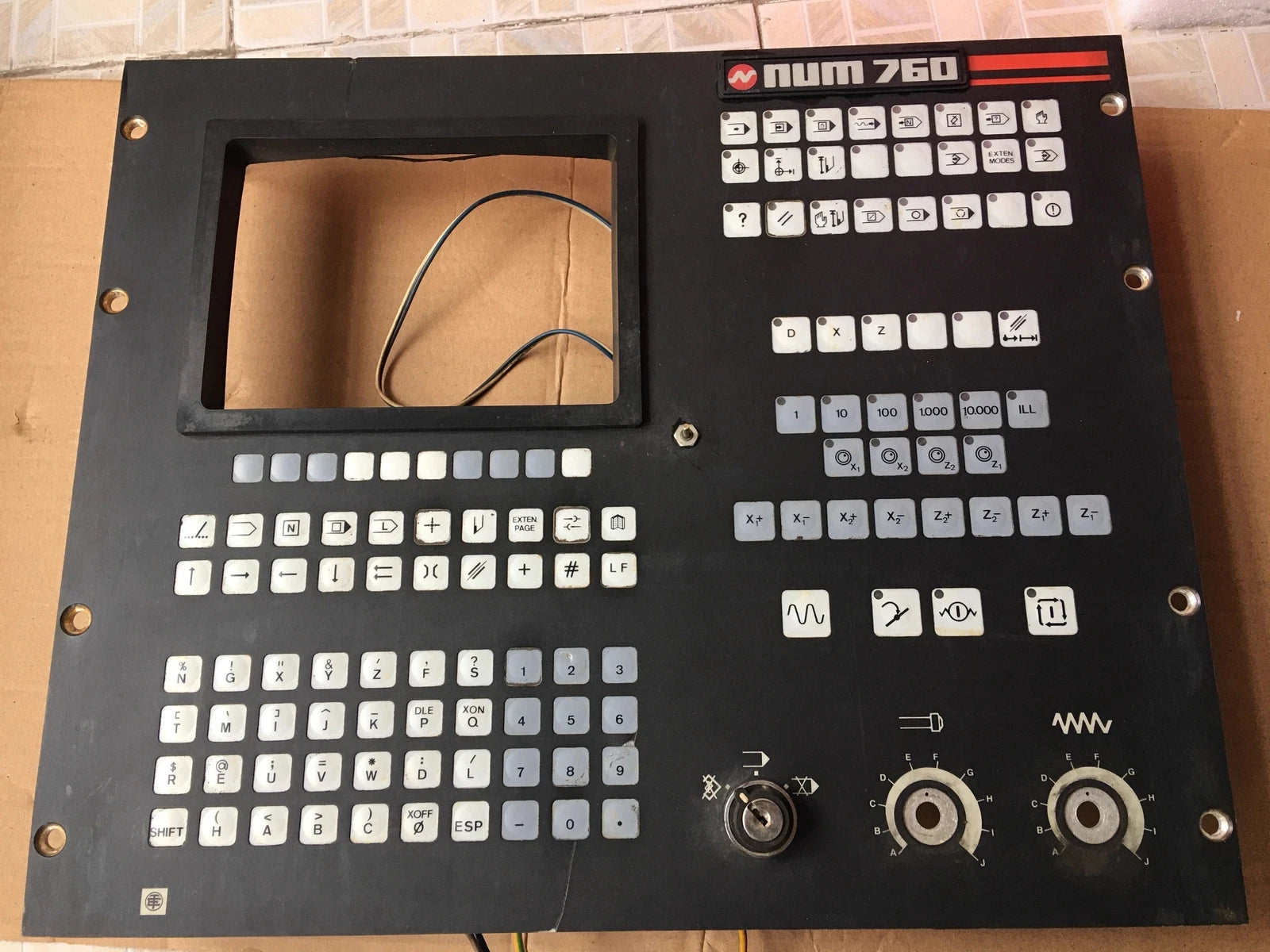 Control Panel Keyboard Num 760