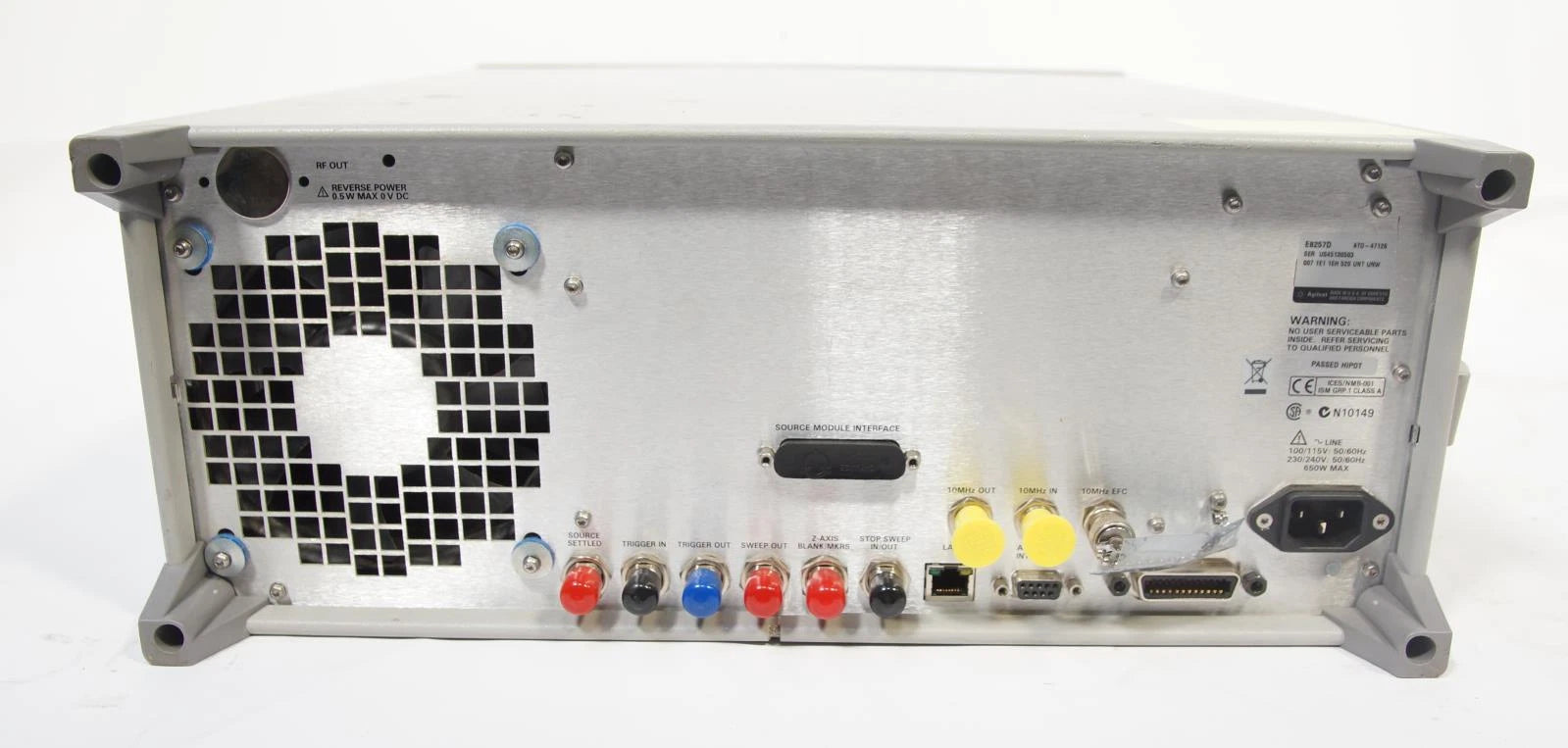 Agilent E8257D PSG 250kHz -20GHz Analog Signal Generator 007 1E1 1EH 520 UNT UNW
