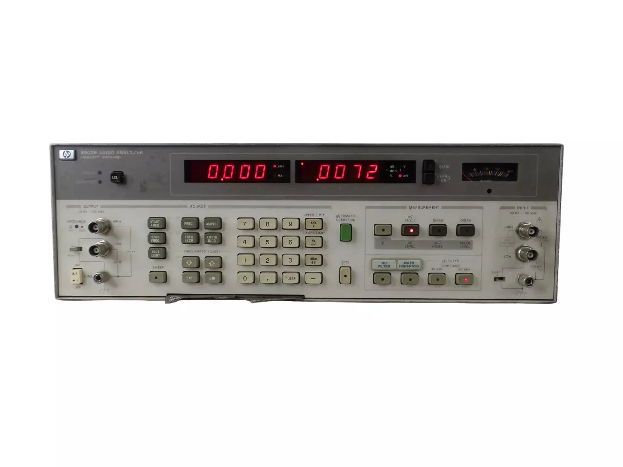 HP 8903B Audio Analyzer - High-Quality Professional Audio Testing Device