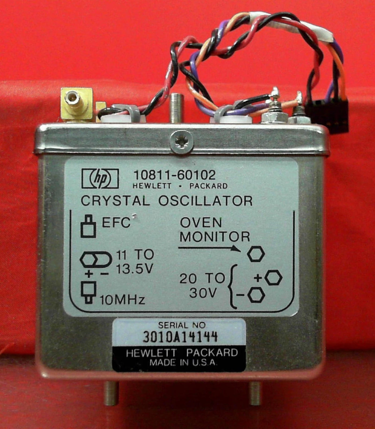 HP Agilent Keysight 10811-60102 Crystal Oscillator