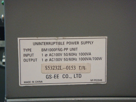 GS YUASA BM1000-10FNG UPS
