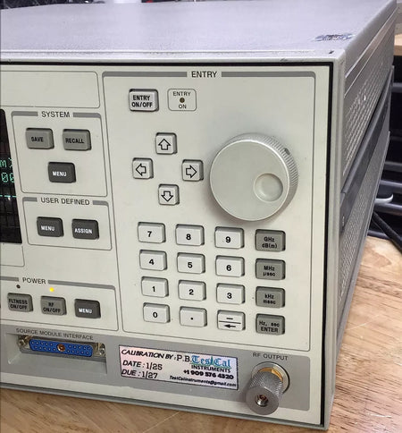 Agilent HP 83620A 20GHz Synthesized Sweep Generator with Calibration, Opt: 001,008