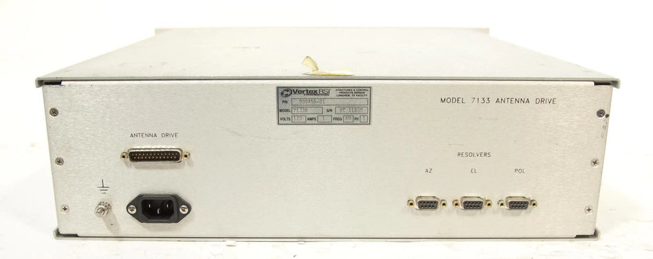 Vertex RSI 7133B Satellite Antenna Drive Controller PN 800455-01
