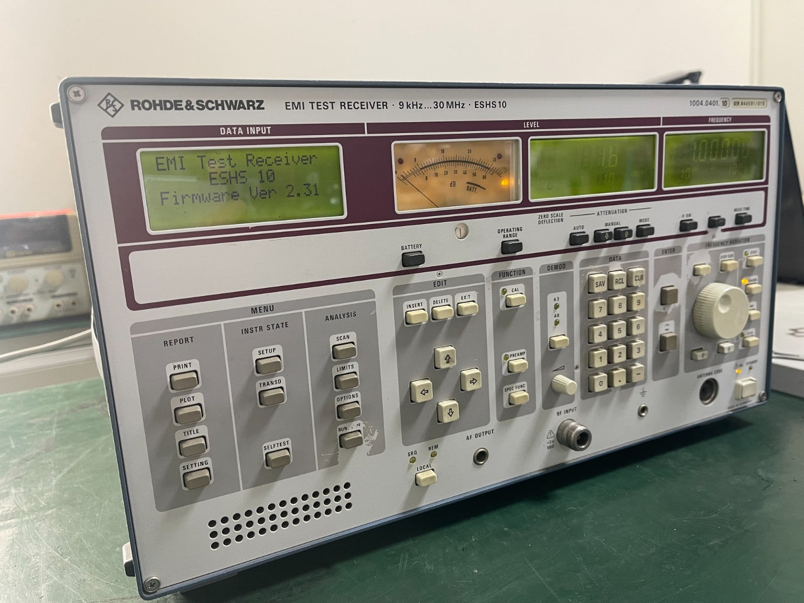Rohde & Schwarz ESHS10 EMI Test Receiver 9 kHz - 30 MHz _4591 - XG eqpt