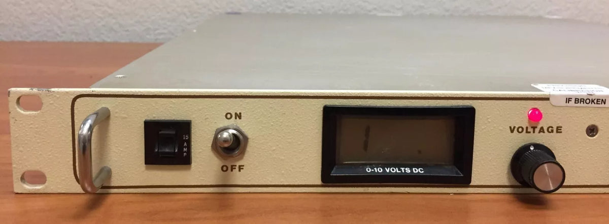 Power Ten 3300D-10100 DC Power Supply 115V, 60Hz, 0-10V DC, 0-100 AMPS