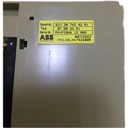 ABB 07EB62R1, GJV30 743 42: Advanced Control and Monitoring Products