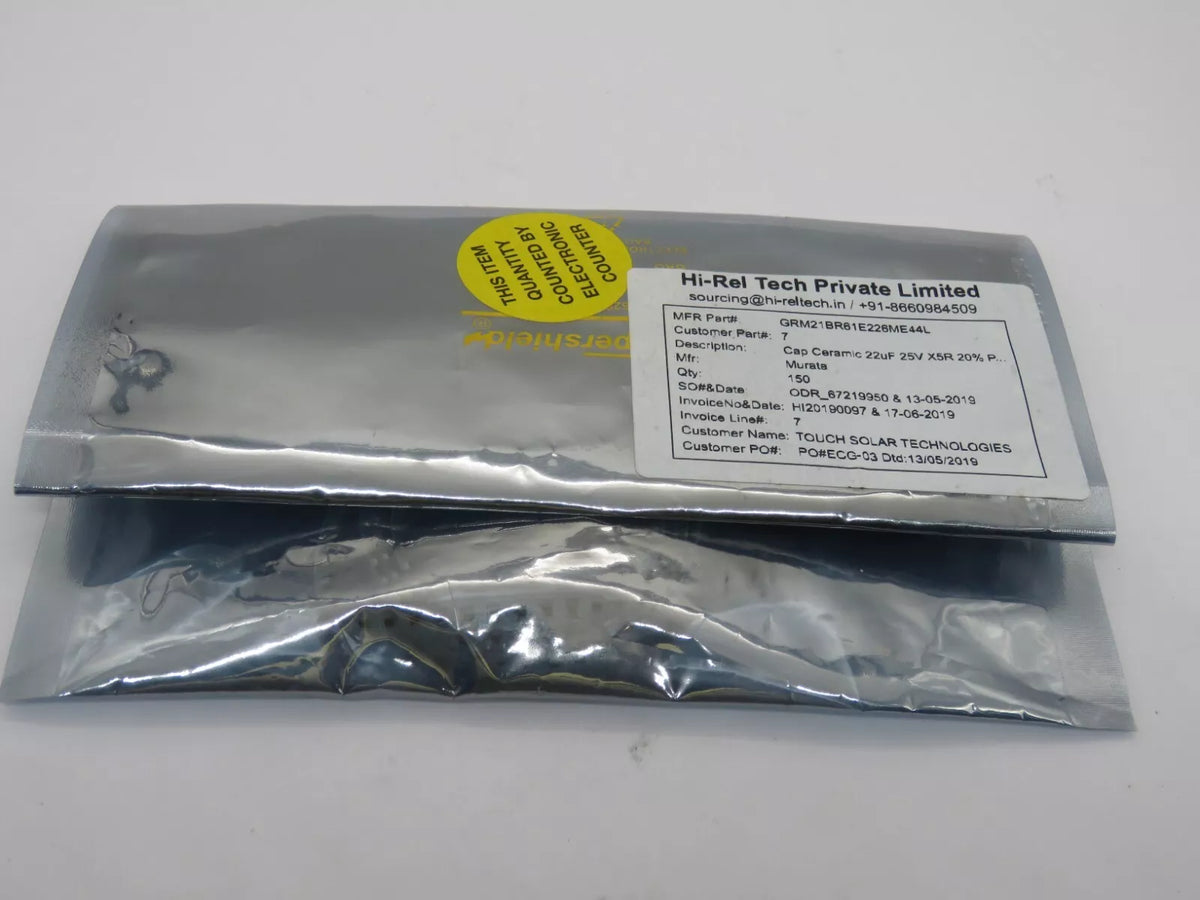 Murata GRM21BR61E226ME44L Ceramic Capacitor 22 µF, 25 V