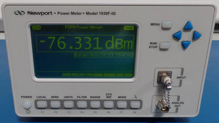 Newport 1930F-IG-FC InGaAs Detector for FC/PC & APC Optical Power Meter