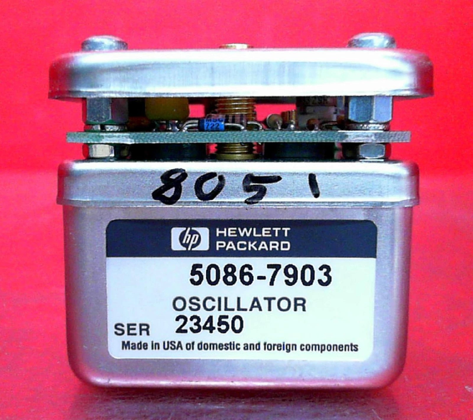 HP-Agilent 5086-7903 YIG Oscillator for 859XE Series Spectrum Analyzers