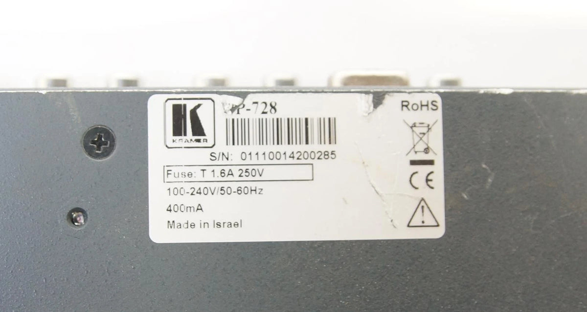 Kramer VP-728 9-Input ProScale HDMI HQV Digital Presentation Scaler/Switcher