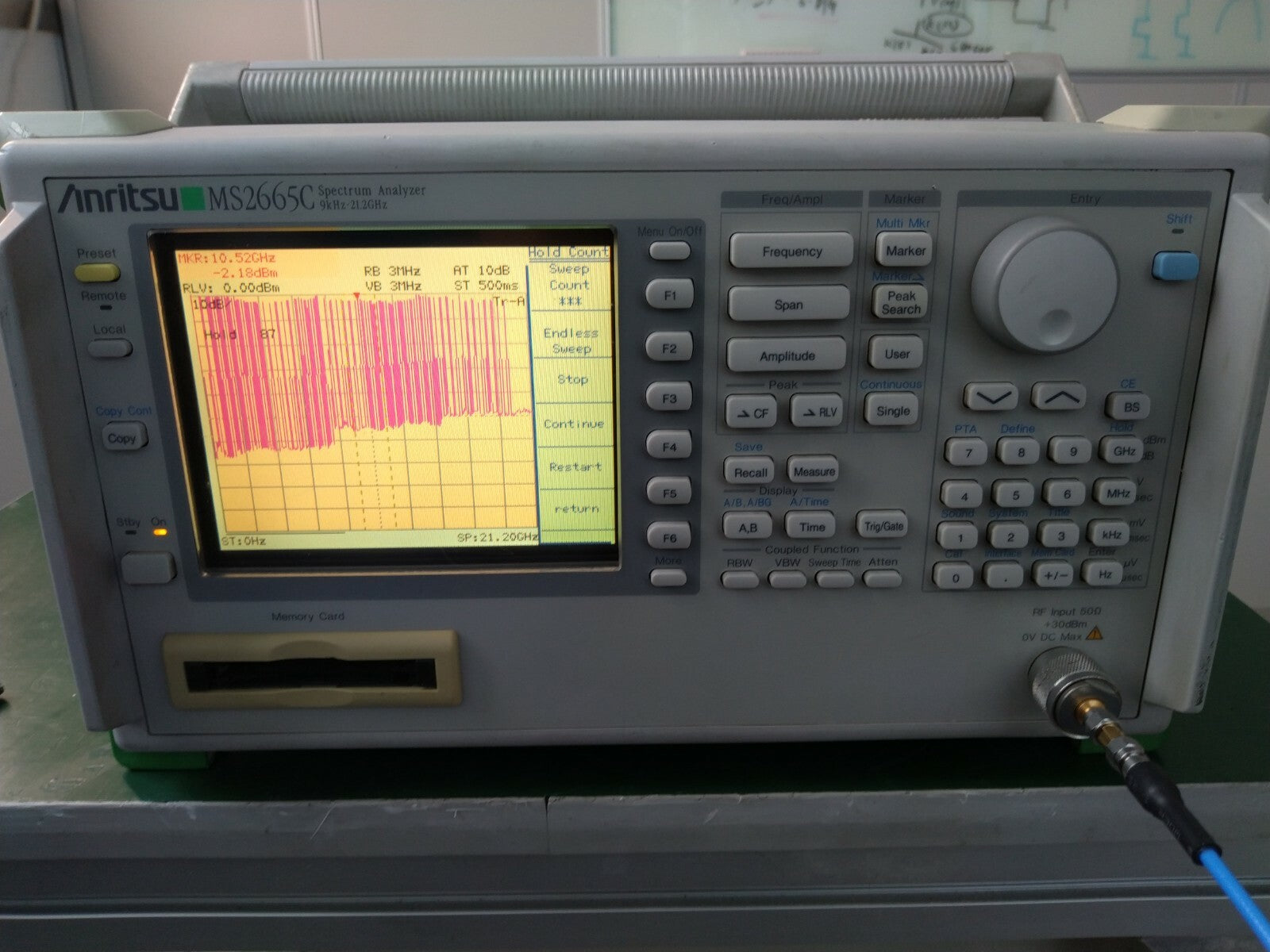 Anritsu MS2665C Spectrum Analyzer 9 kHz to 21.2GHz , very good shape - XG eqpt