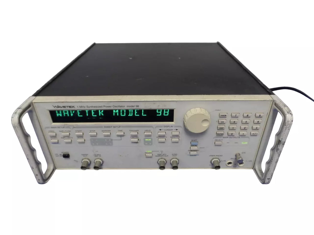 Wavetek 1 MHz Synthesized Power Oscillator Model 98 - High-Quality Performance