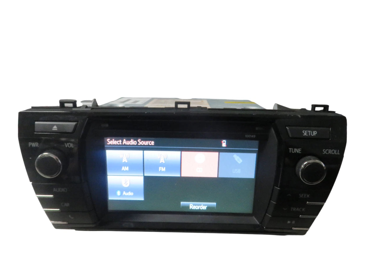 14 -16 TOYOTA COROLLA 100149 RADIO CD PLAYER  86140-02050 - Free shipping