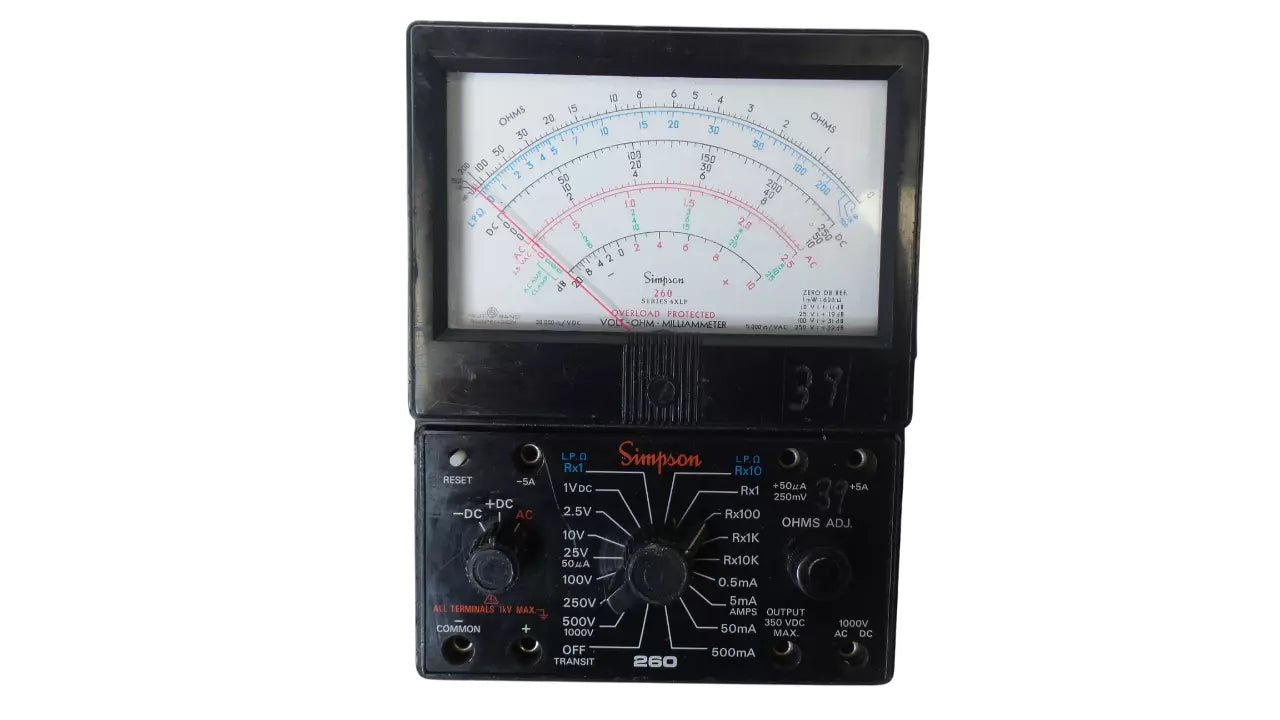 Simpson 260 Series 6XLP Multimeter - High Accuracy Measurement Tool