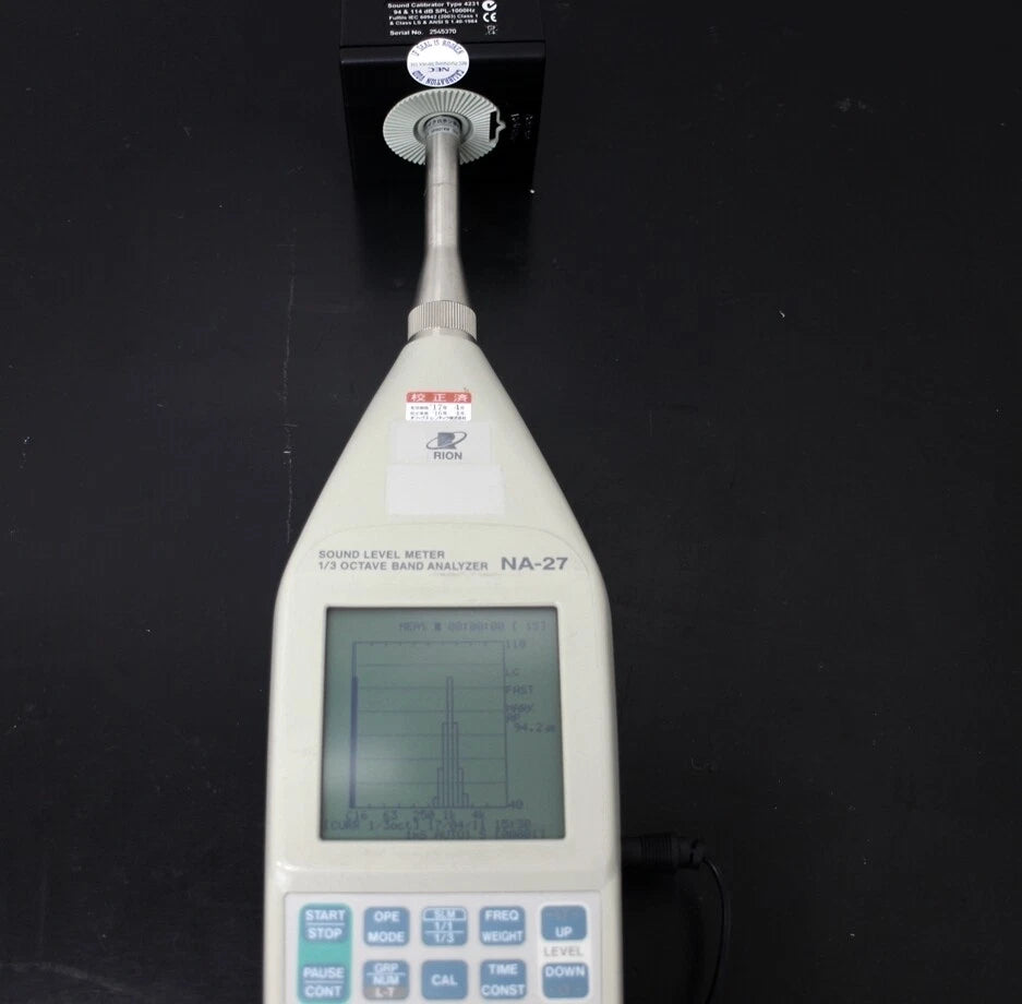 RION NA27 Sound Level Meter with Data Logging Feature