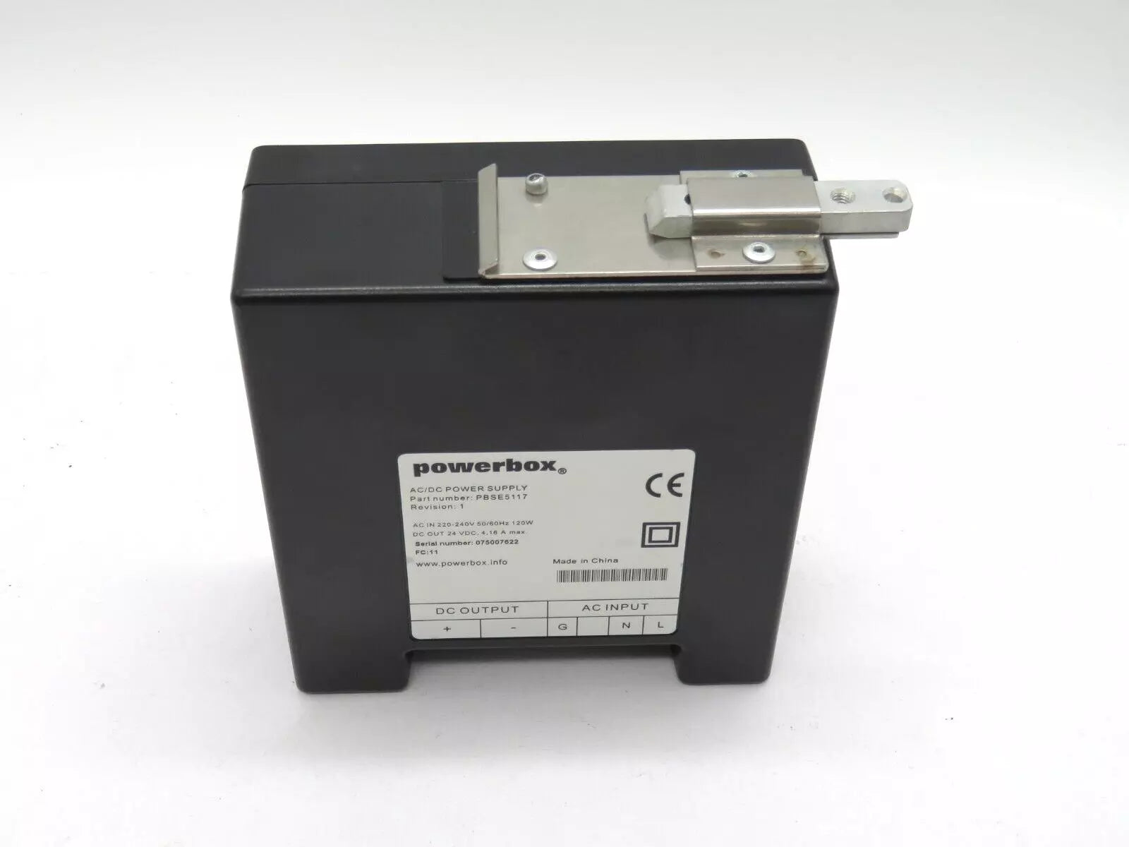 Powerbox PBSE5117 AC/DC Power Supply 220-240VAC 50/60HZ 120W 24VDC