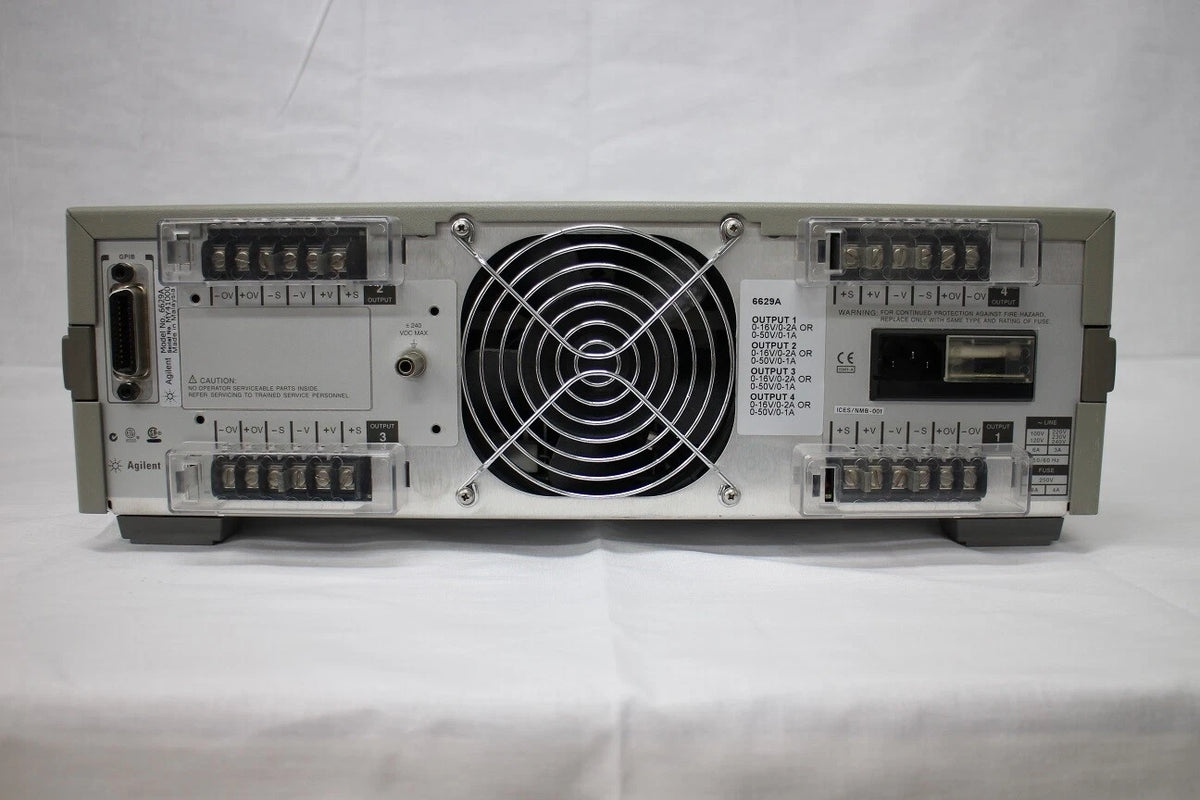Agilent 6629A 50V 2A 4ch Precision res1mV Power Supply