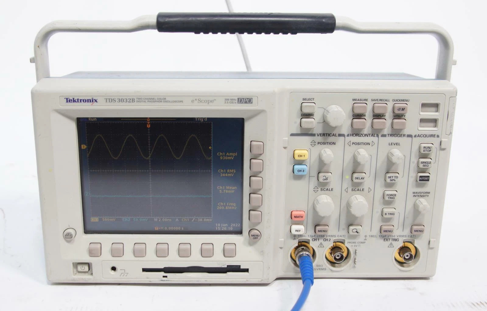 Tektronix TDS3032B 300 MHz 2CH DPO Oscilloscope with TRG / FFT Modules