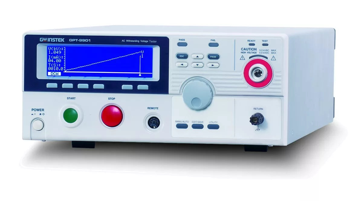GW Instek GPT-9901A Safety Tester Hi-Pot 500VA AC Withstanding Voltage Hipot - XG eqpt
