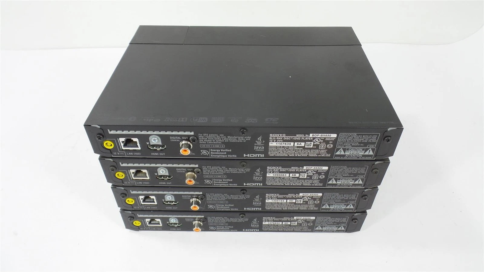 Lot 4 - Sony BDP-S6500 4K UHD Upscale 3D Blu-ray DVD Player